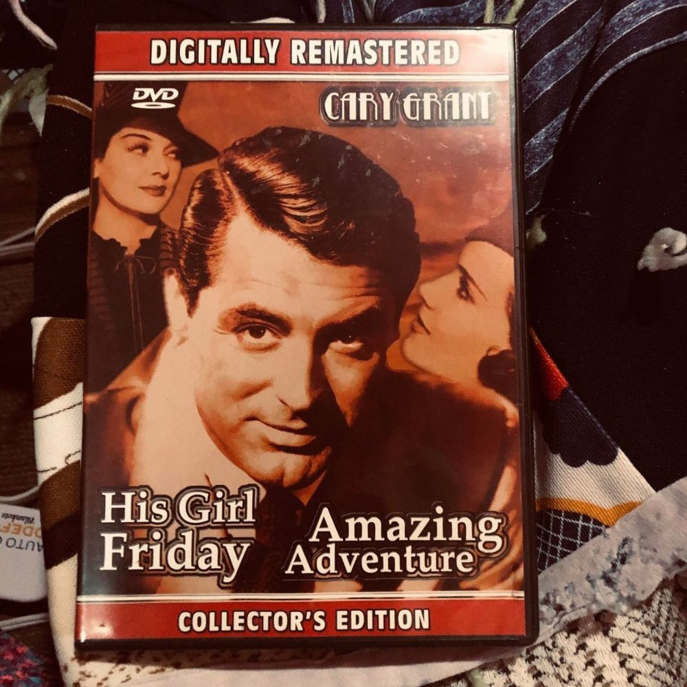 His Girl Friday / Amazing Adventure collector's edition DVD movie